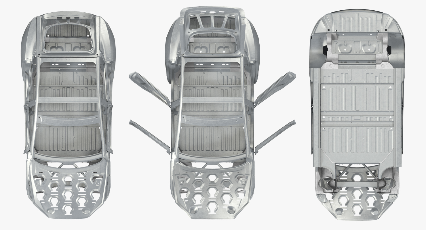 Tesla Model S Frame 3D model