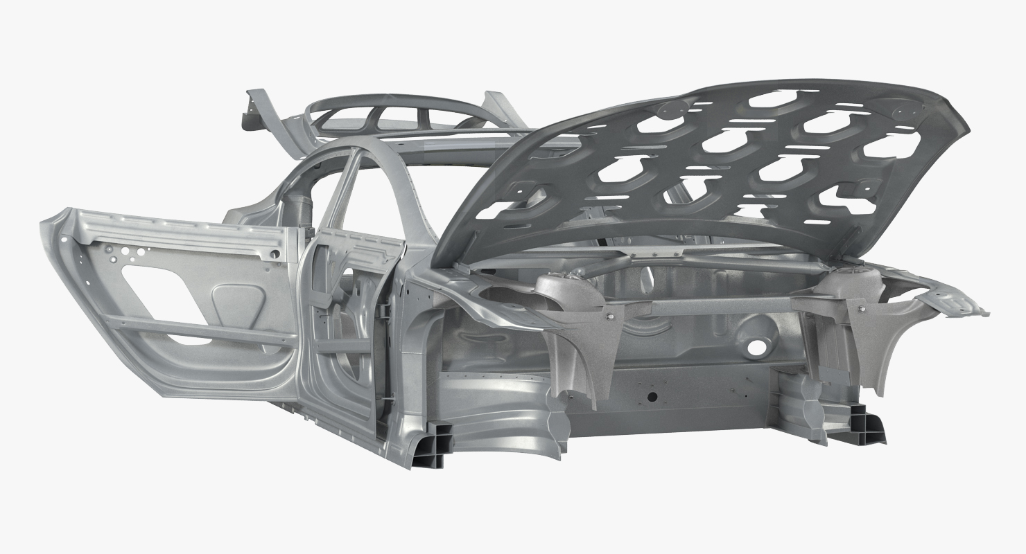 Tesla Model S Frame 3D model