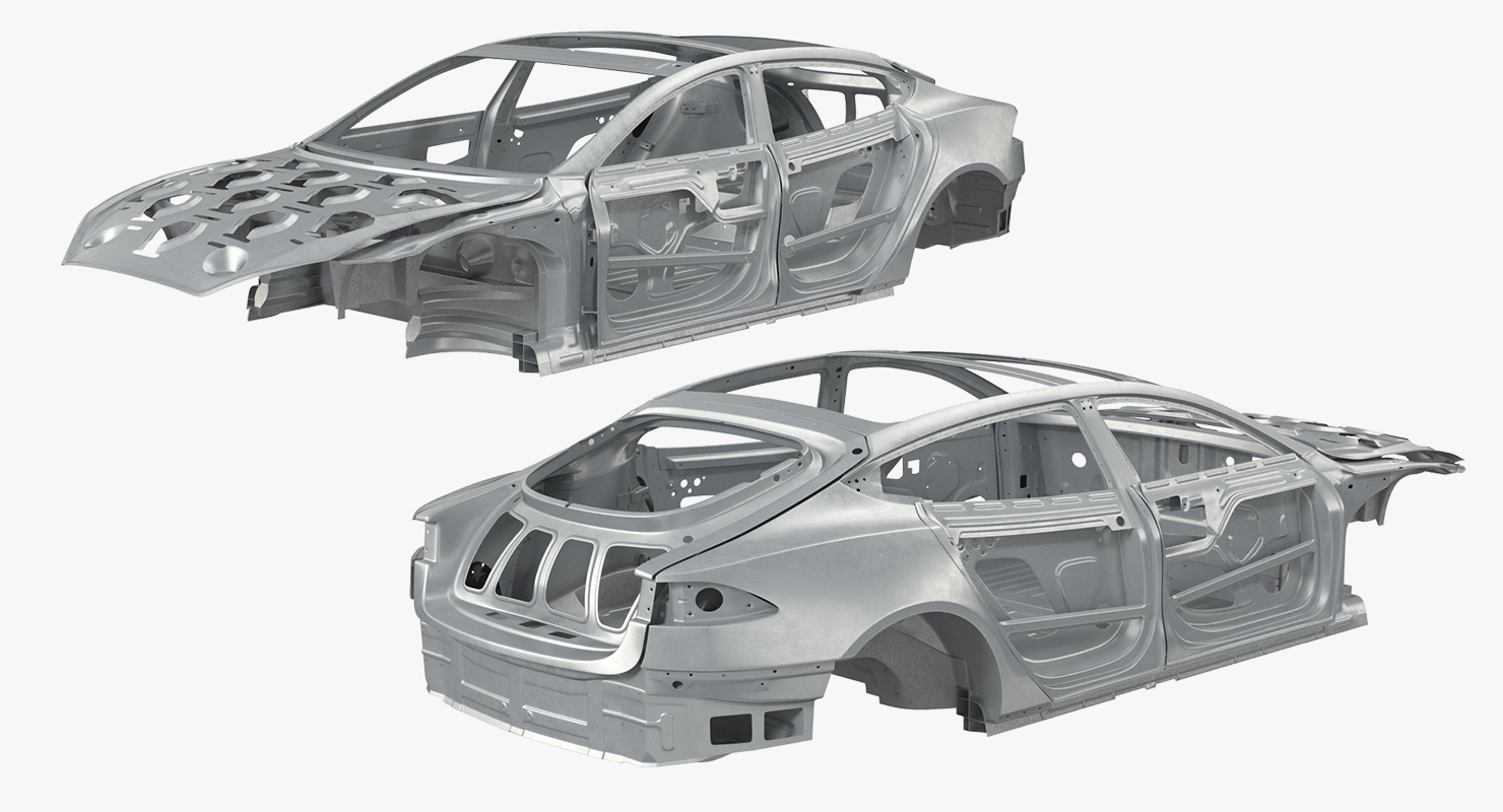 Tesla Model S Frame 3D model