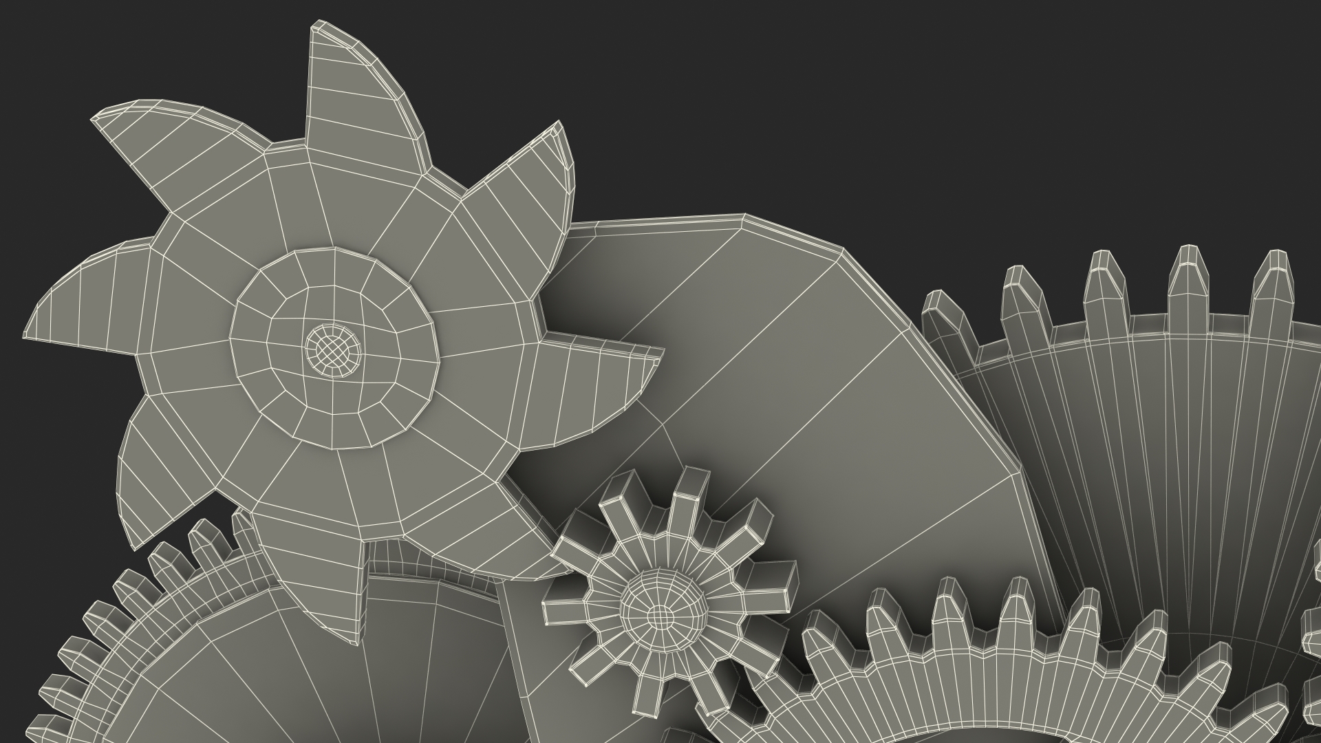 3D model Cog Gears Mixed