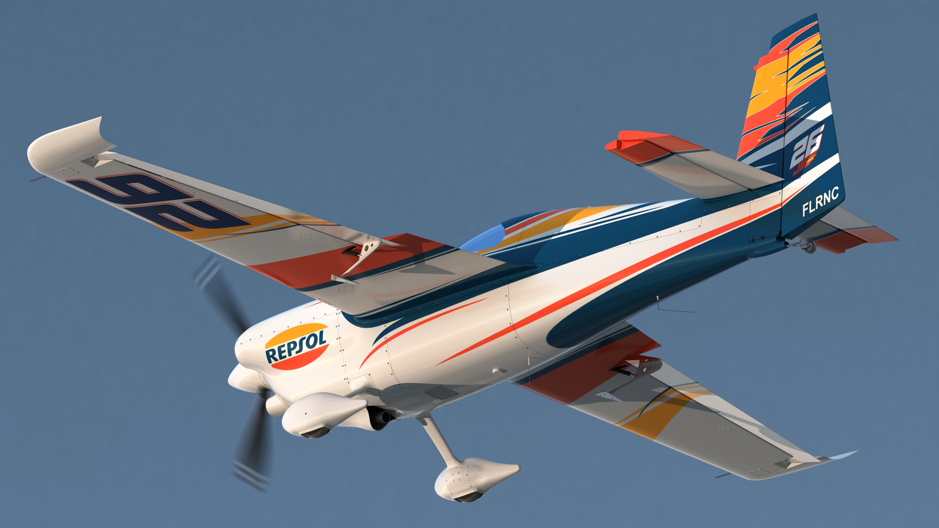 3D Zivko Edge 540 Aerobatic Aircraft model