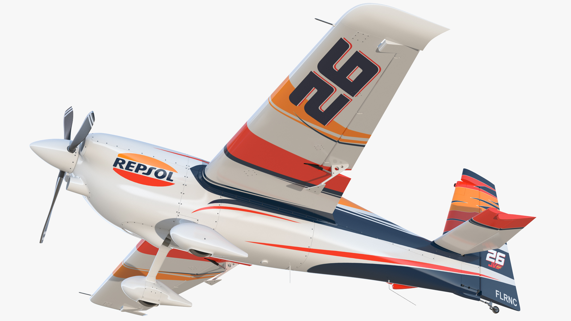 3D Zivko Edge 540 Aerobatic Aircraft model