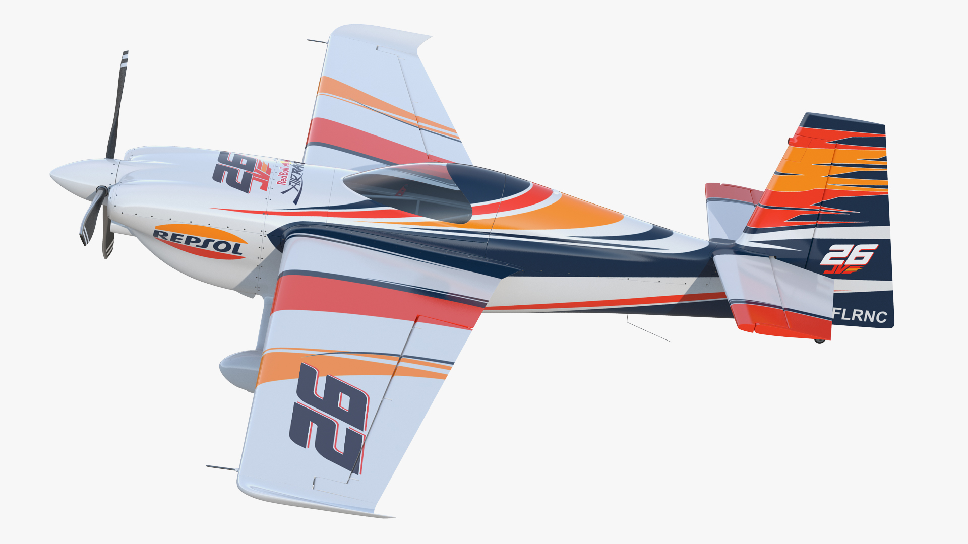 3D Zivko Edge 540 Aerobatic Aircraft model