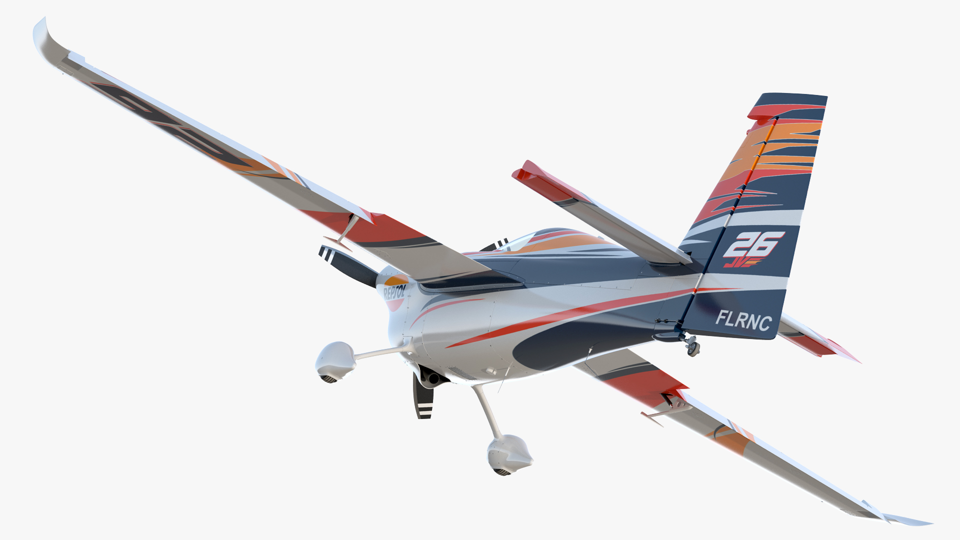 3D Zivko Edge 540 Aerobatic Aircraft model