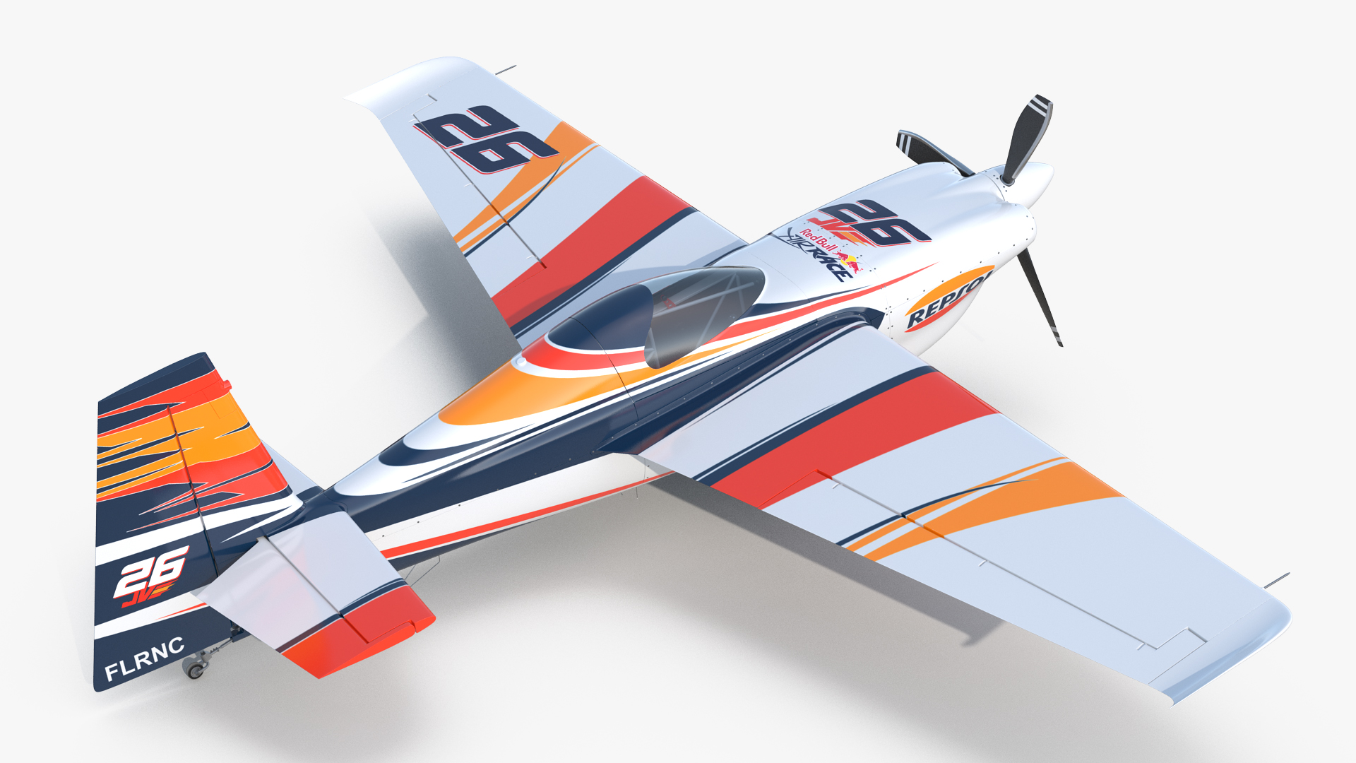 3D Zivko Edge 540 Aerobatic Aircraft model