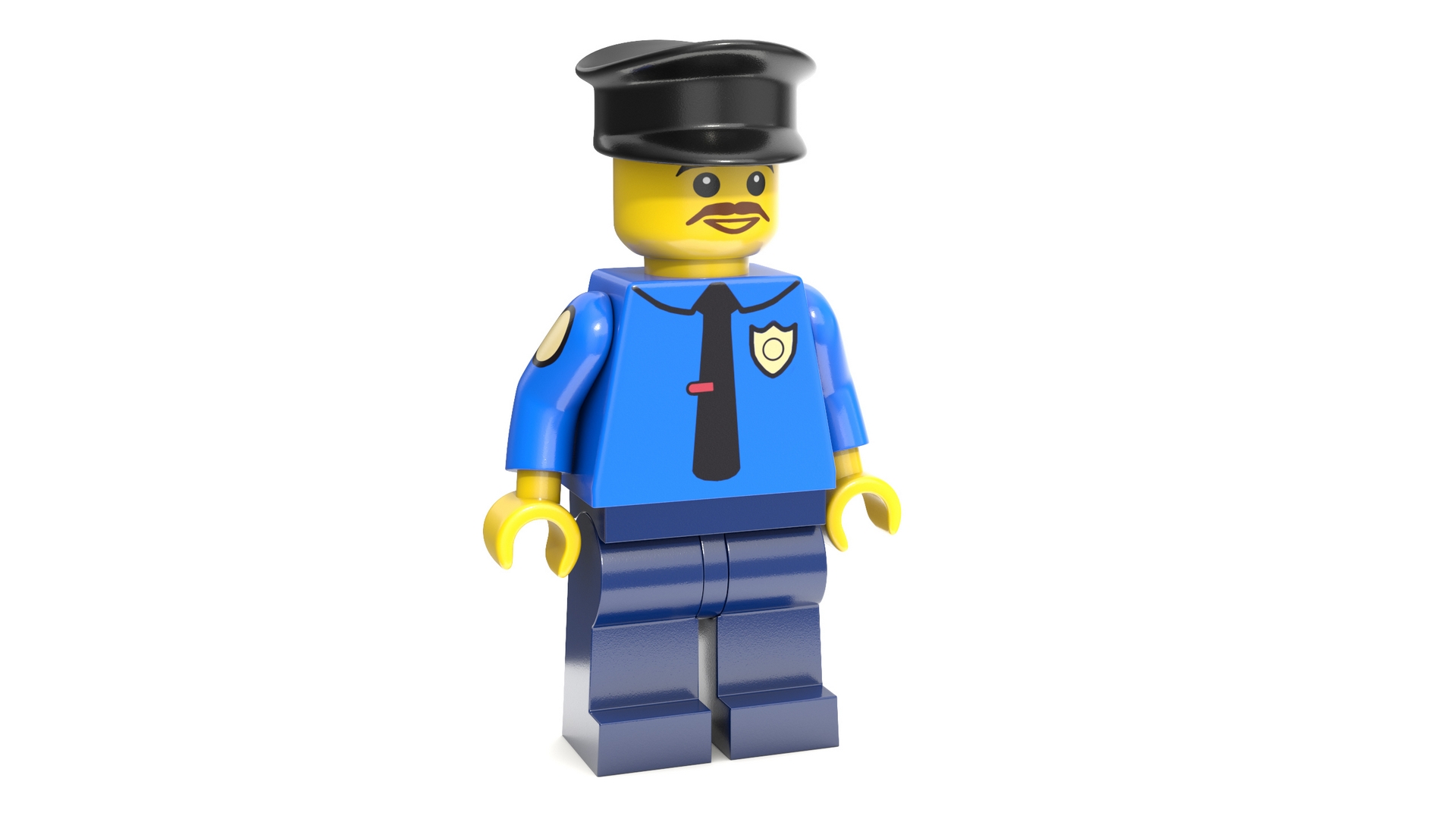 3D model Minifigure LEGO Policeman