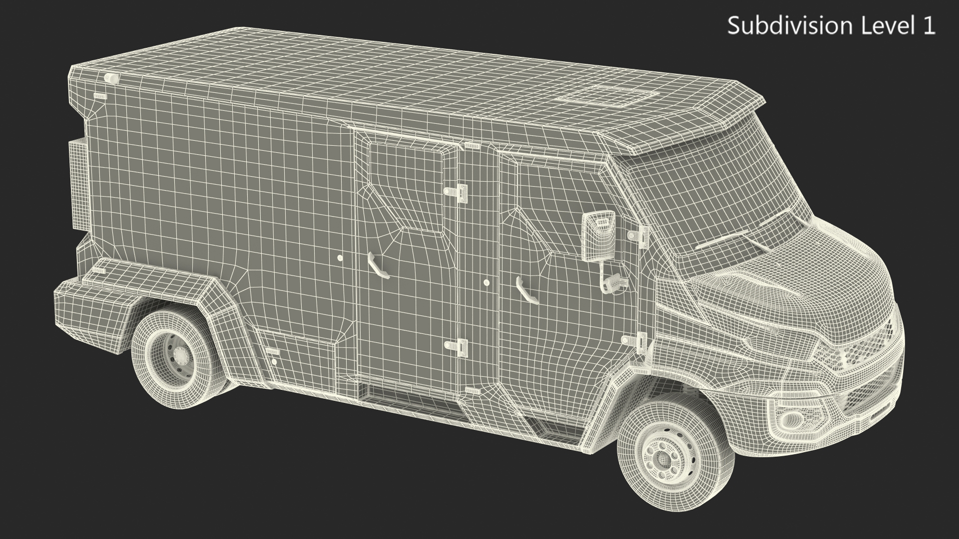 3D model Iveco Daily 6 INKAS Armored Vehicle