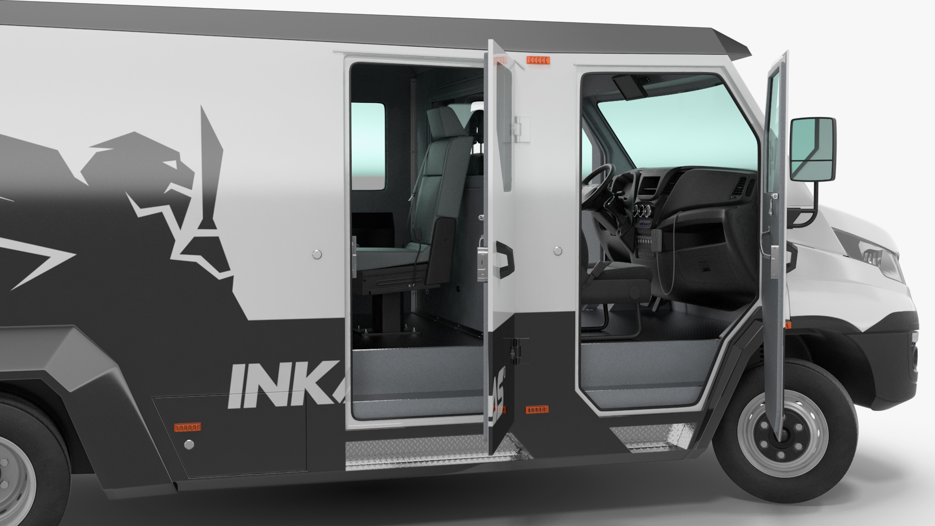 3D model Iveco Daily 6 INKAS Armored Vehicle