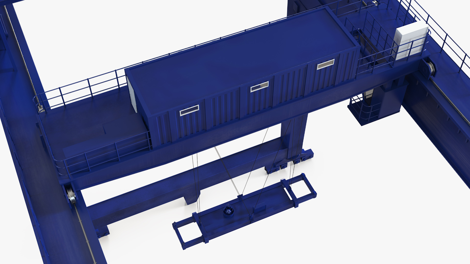 3D Gantry Crane Industrial model