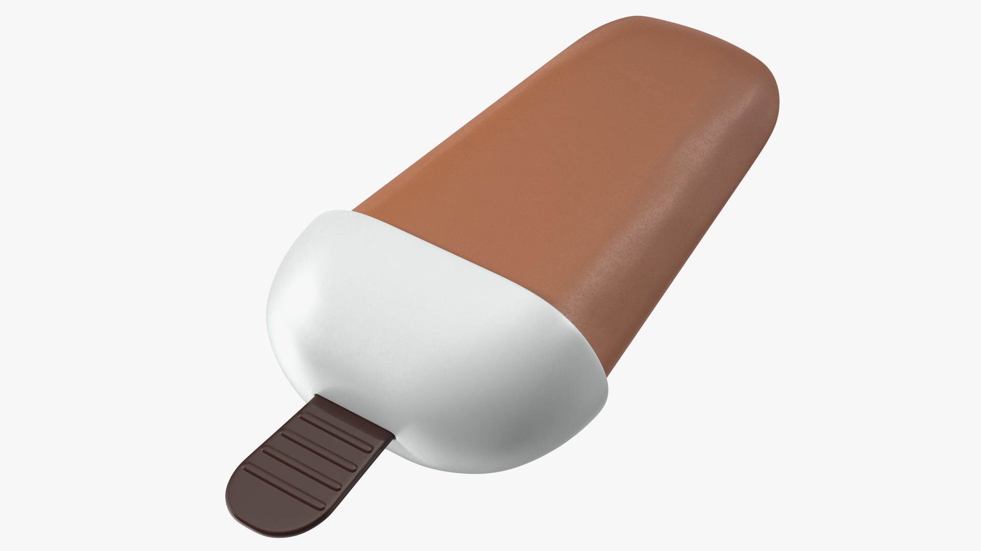 Homemade Popsicle Chocolate 3D