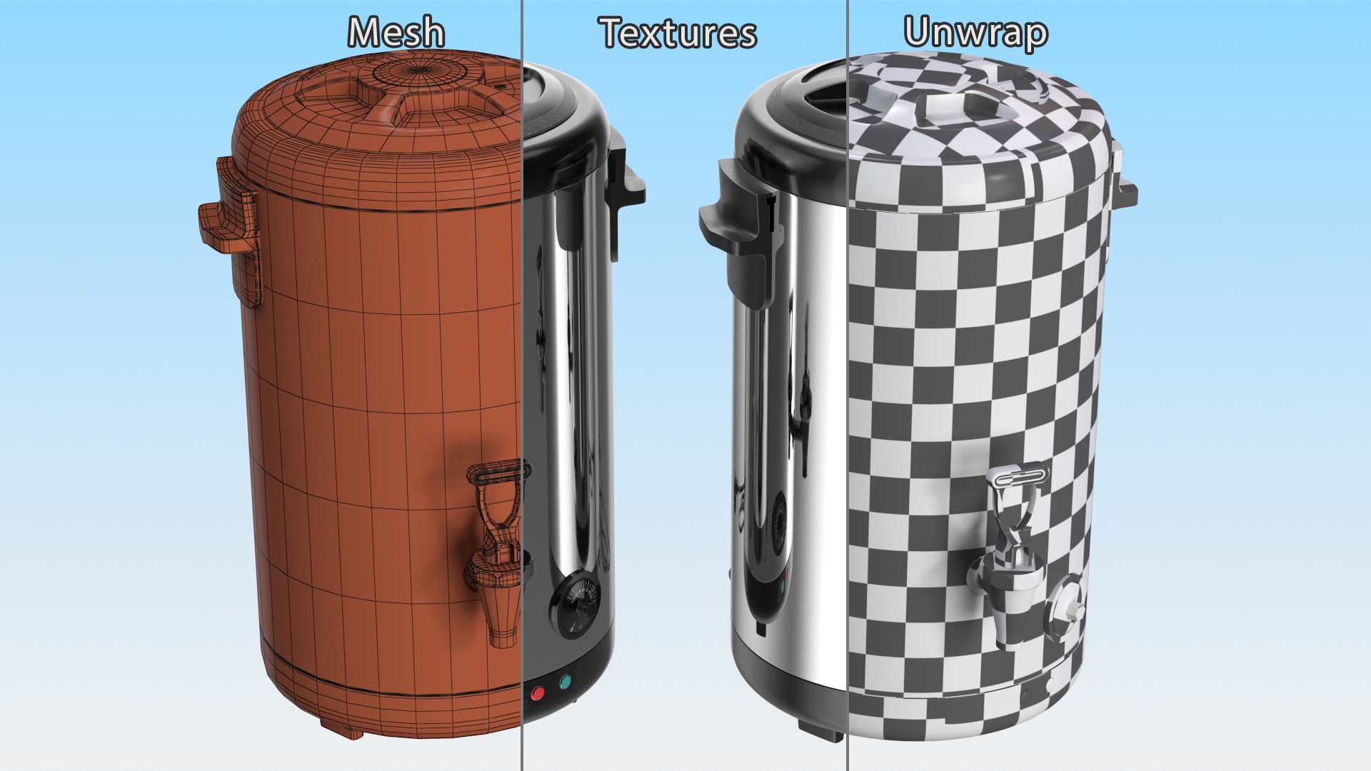 3D model Coffee Thermos for Buffet