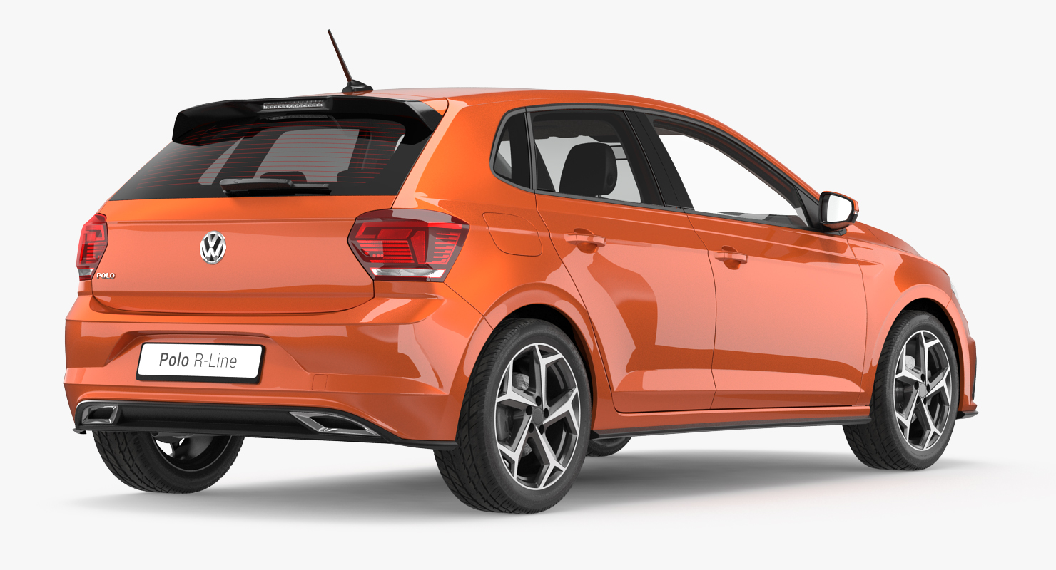 3D model Volkswagen Polo 2018