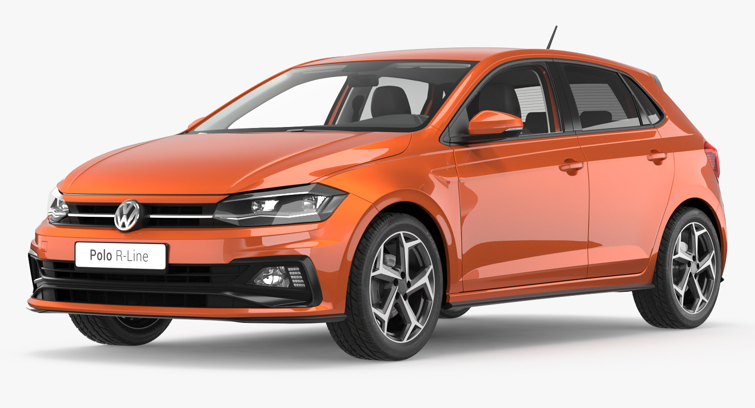 3D model Volkswagen Polo 2018