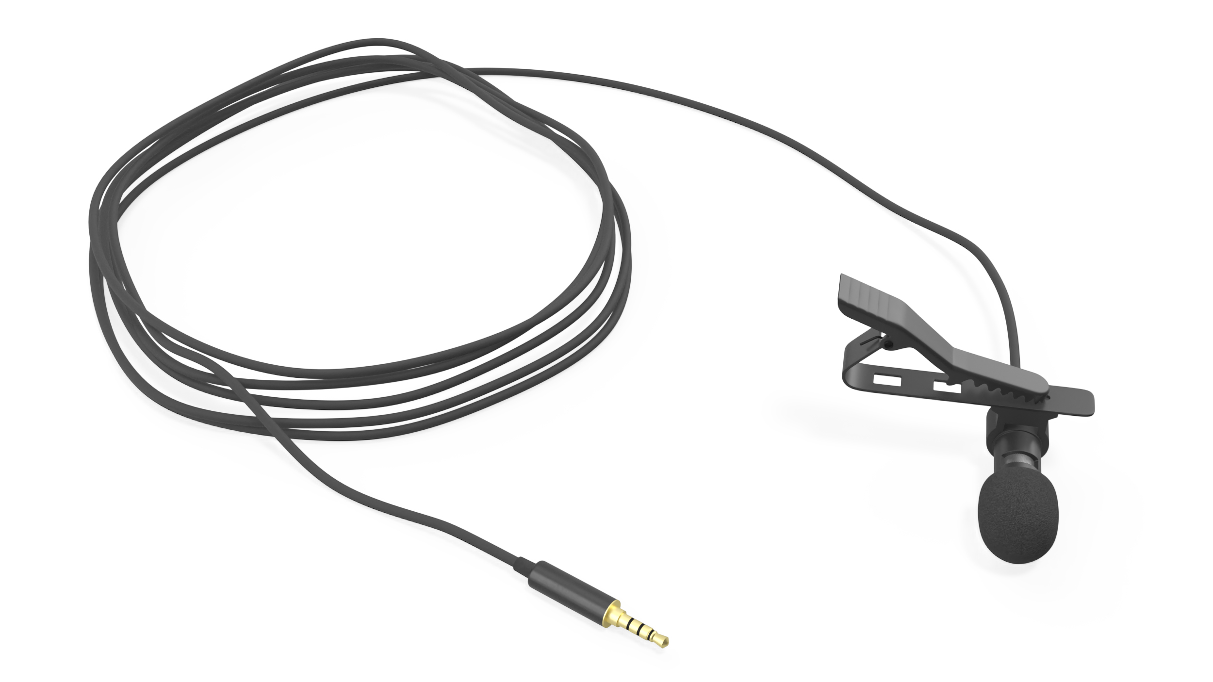 3D model Wired Lavalier Microphone