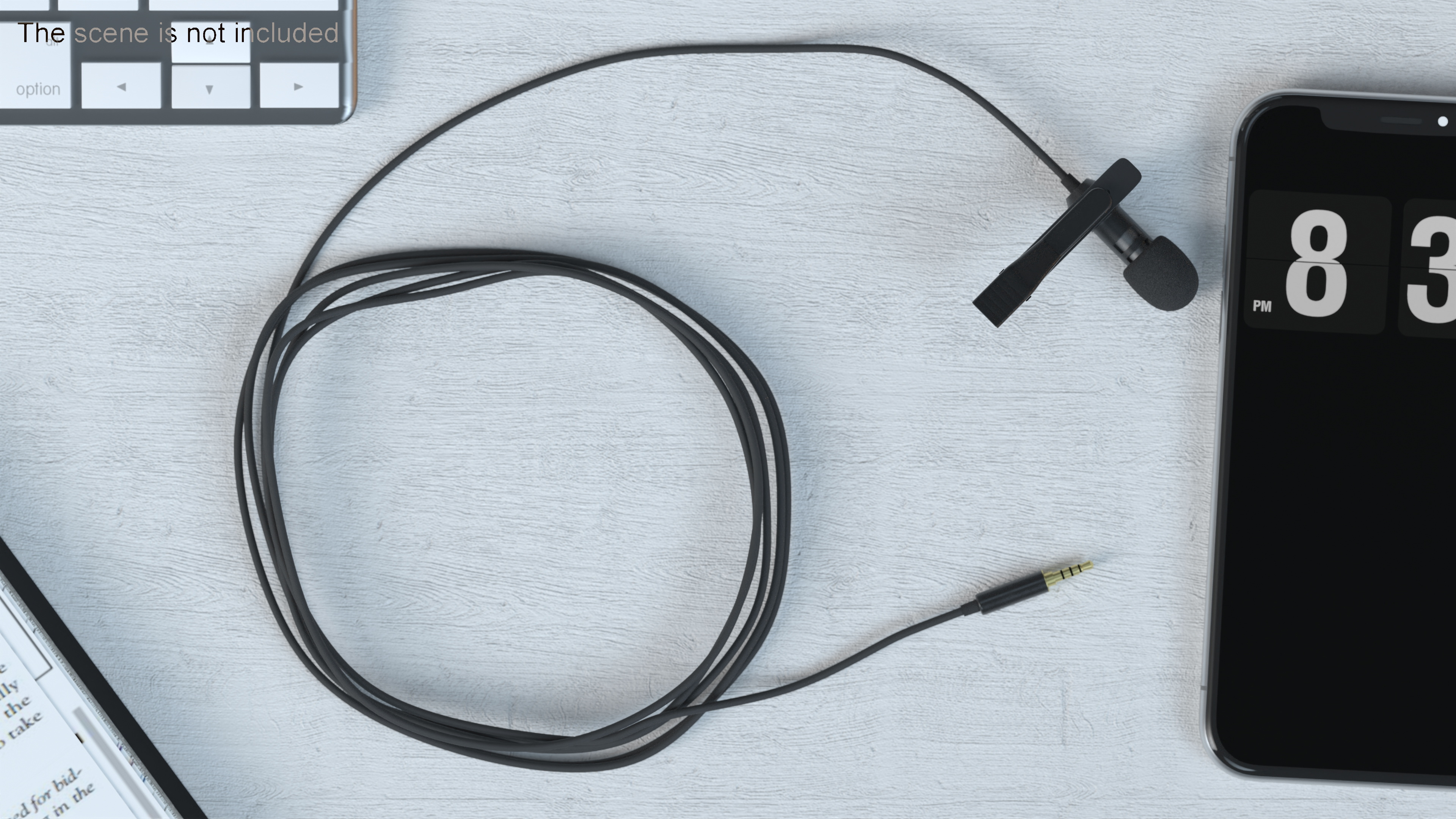 3D model Wired Lavalier Microphone