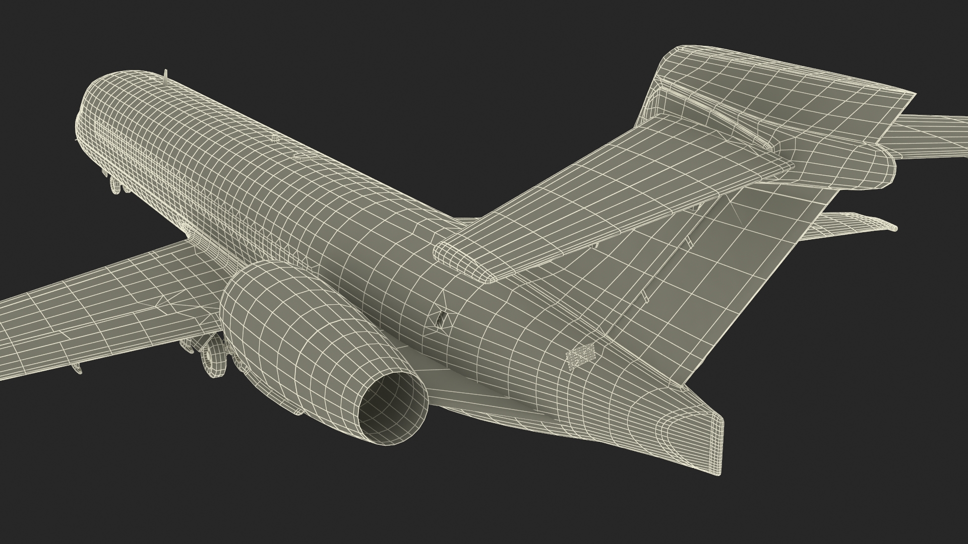 Volotea Boeing 717-200 Commercial Jet 3D