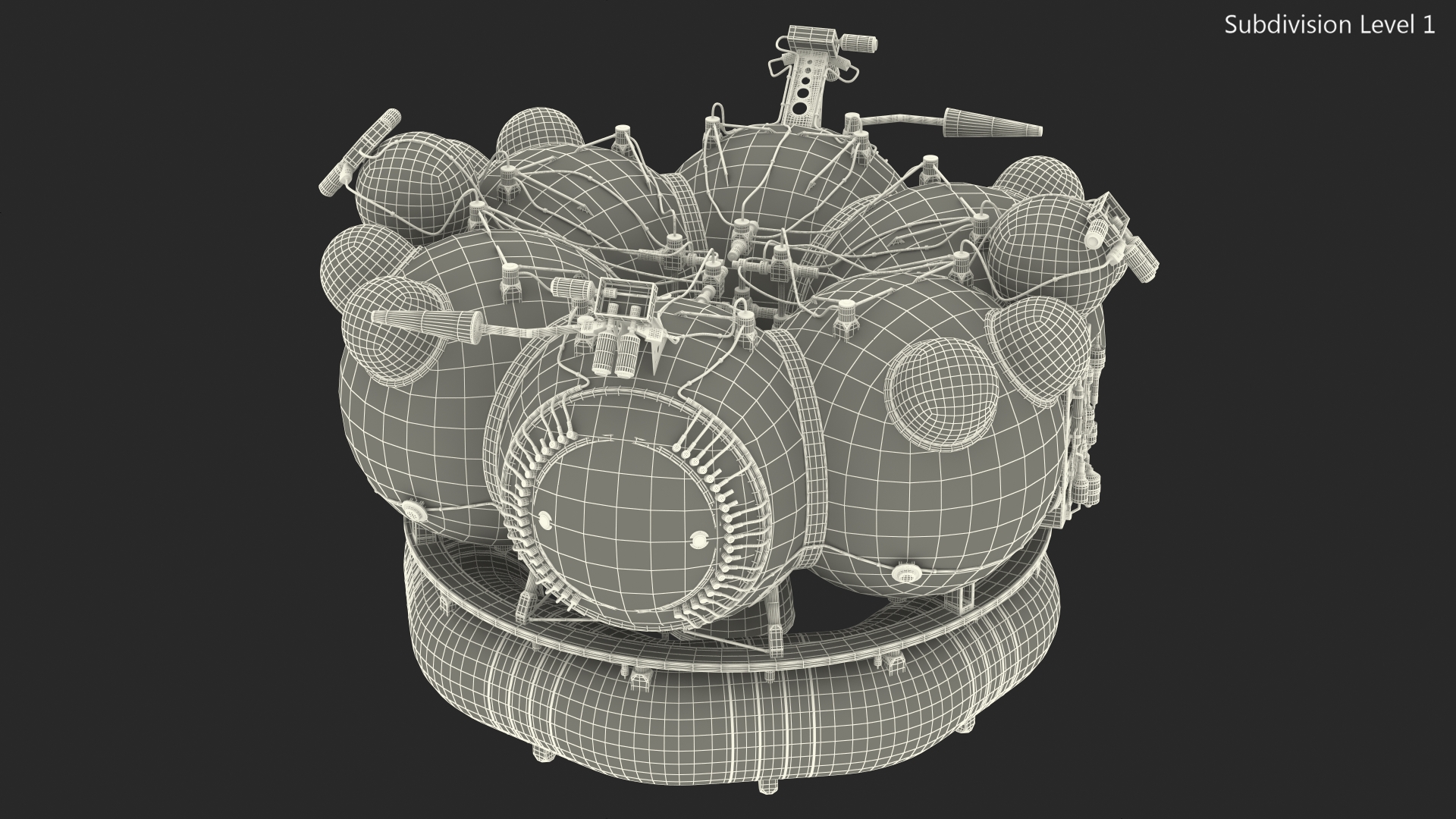 Satellite 3D model