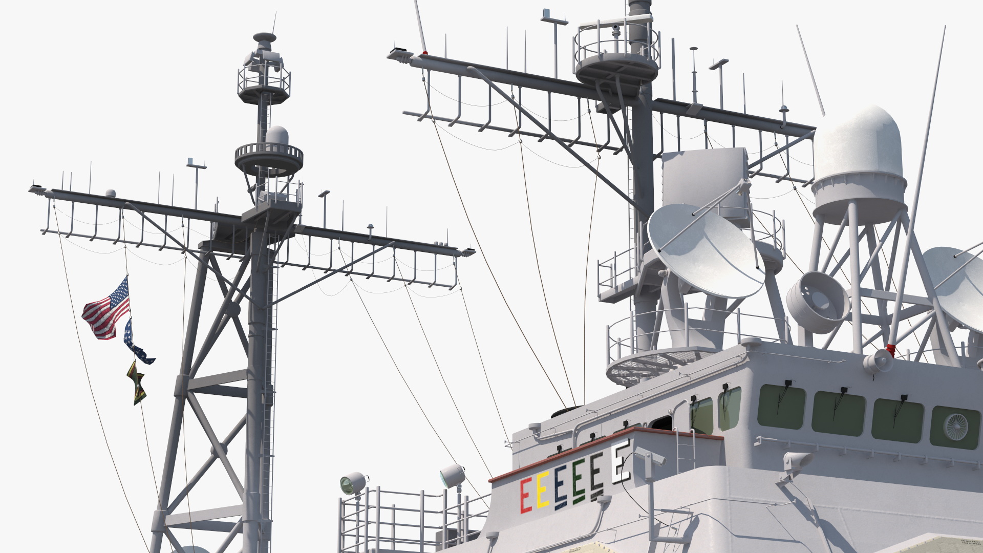 3D US Navy Warship CG-60