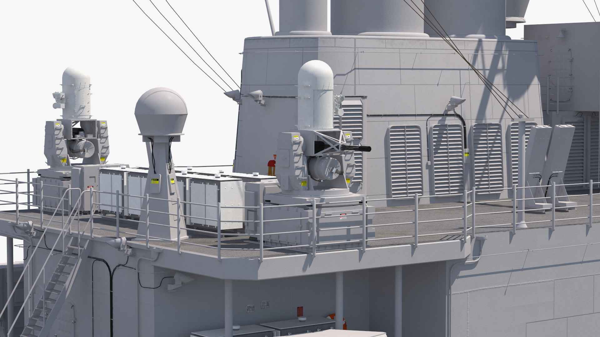 3D US Navy Warship CG-60