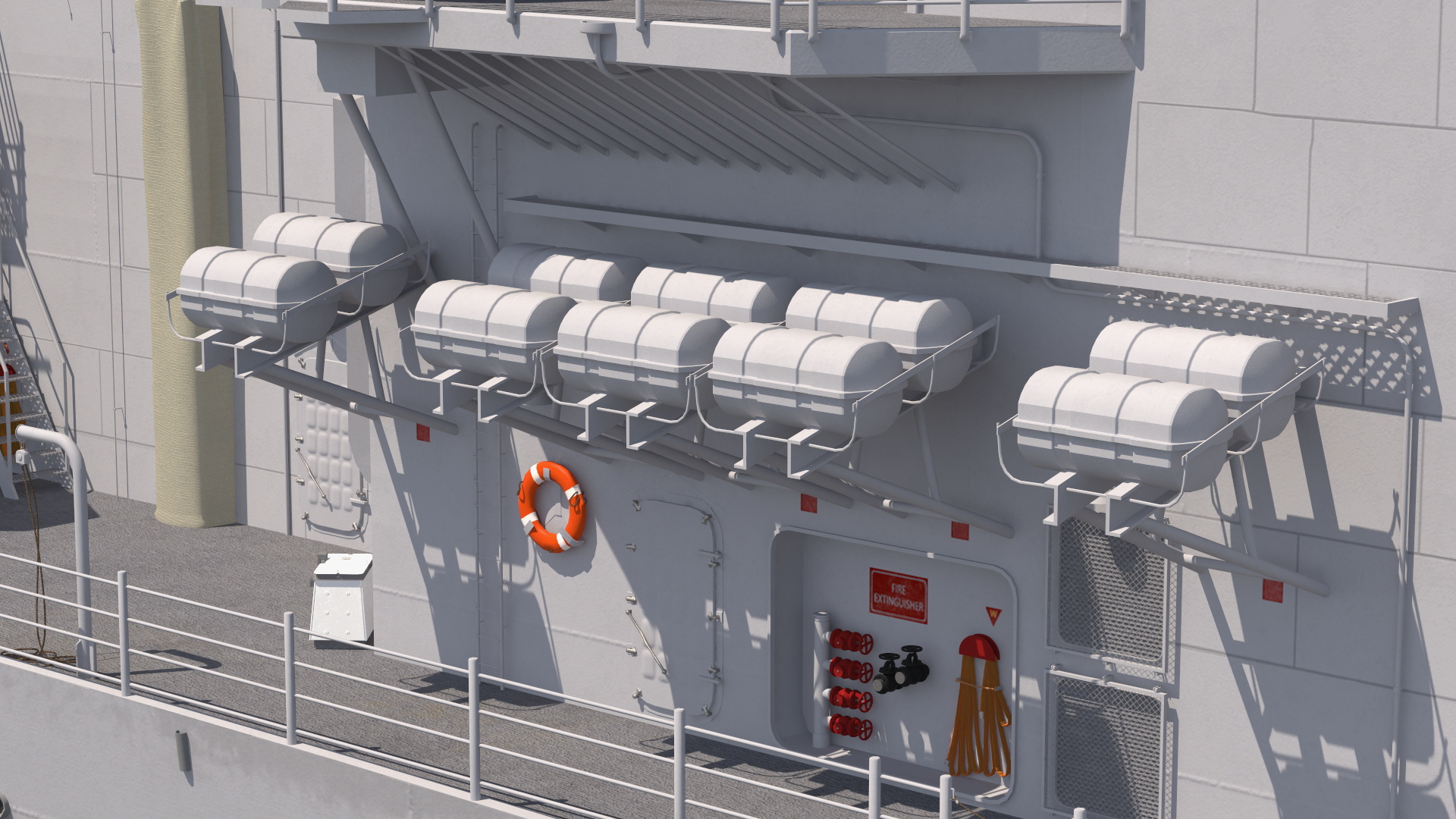 3D US Navy Warship CG-60