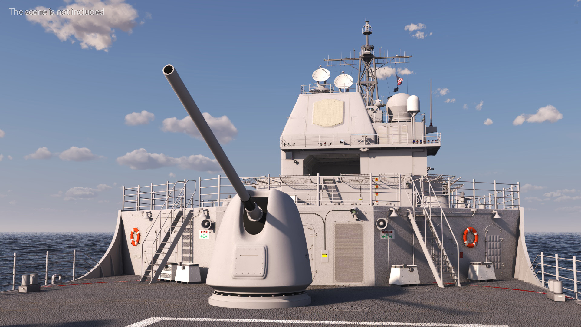 3D US Navy Warship CG-60