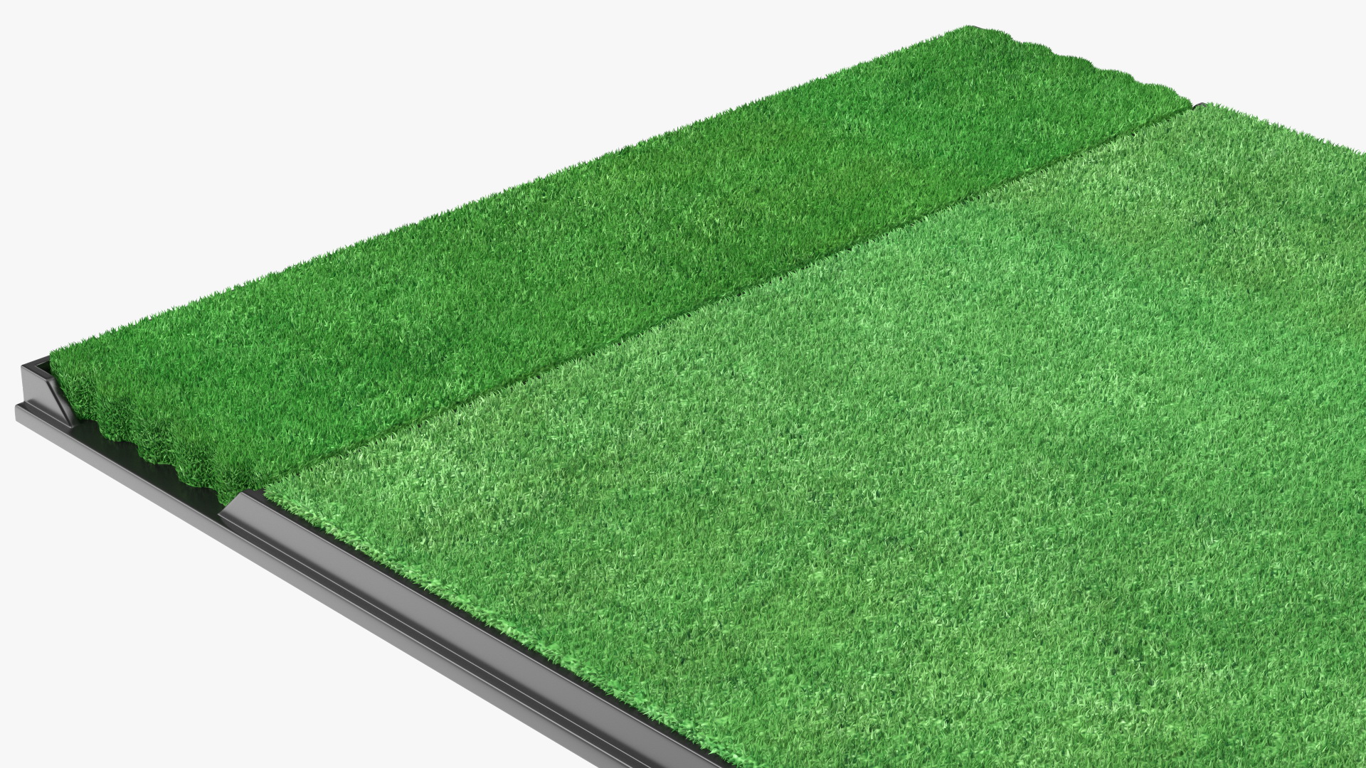 Golf Practice Hitting Mat Fur 3D model