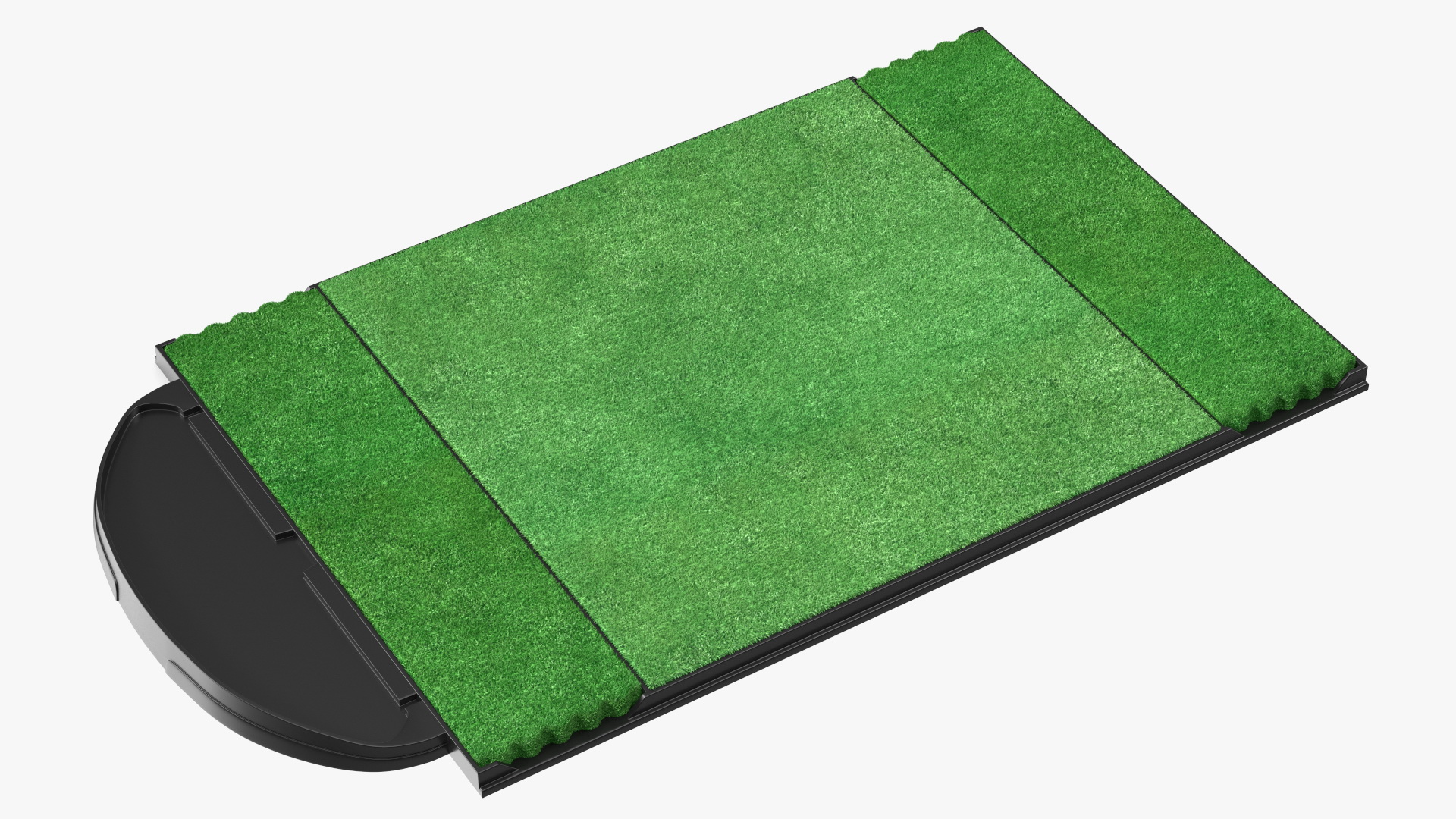 Golf Practice Hitting Mat Fur 3D model