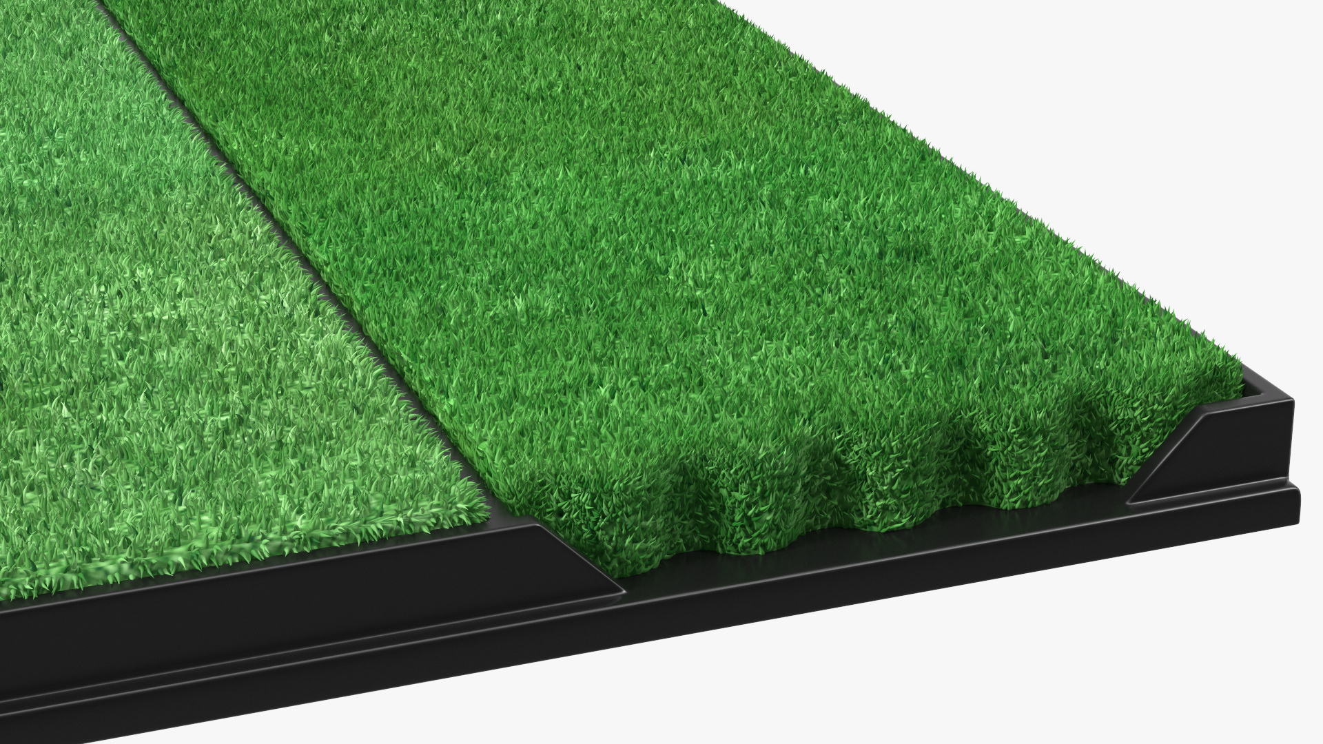 Golf Practice Hitting Mat Fur 3D model