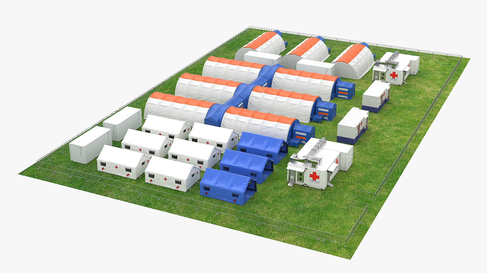 Outdoor Field Hospital 3D