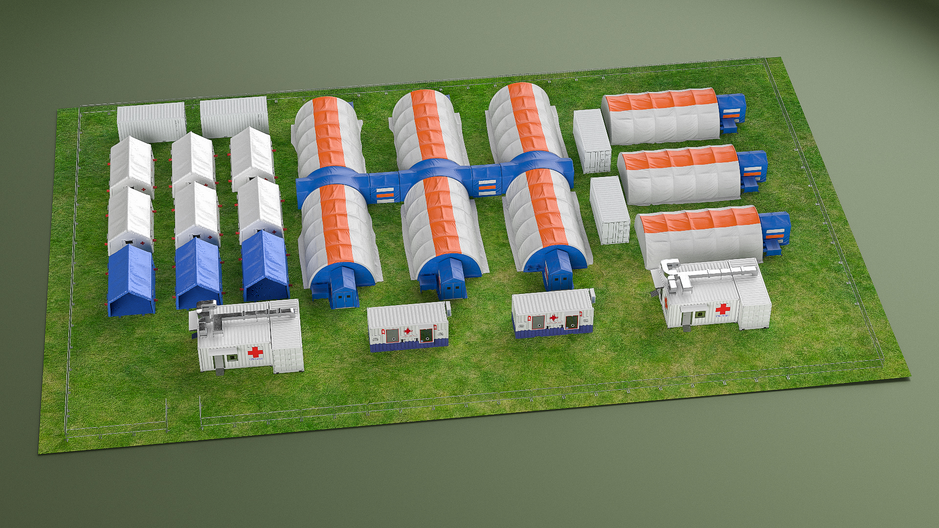 Outdoor Field Hospital 3D