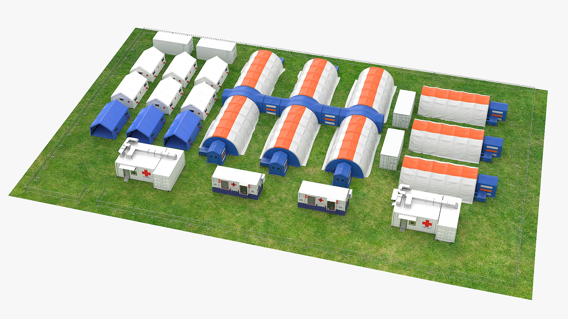 Outdoor Field Hospital 3D