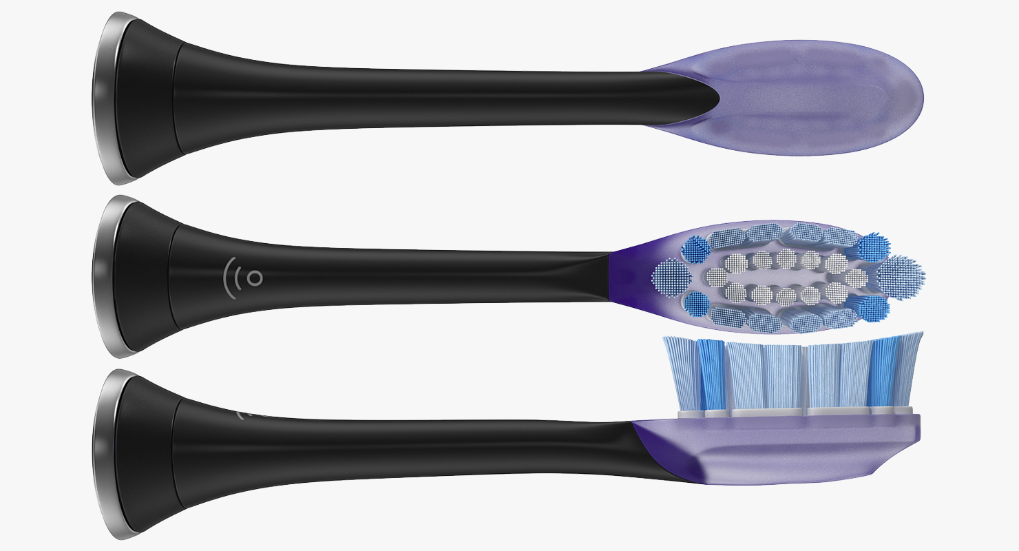 Replaceable Toothbrush Header 3D model