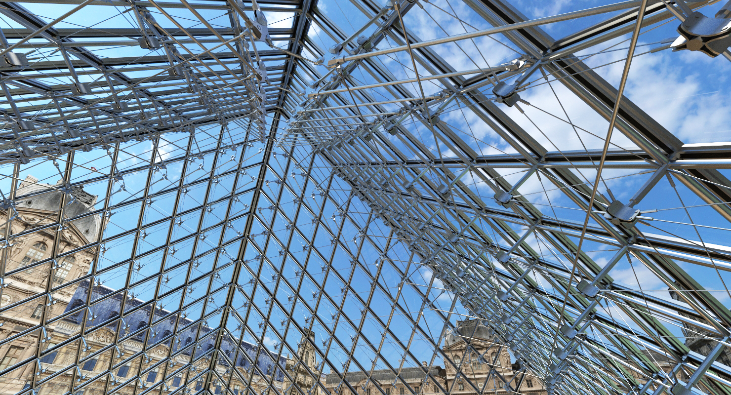 3D model Louvre