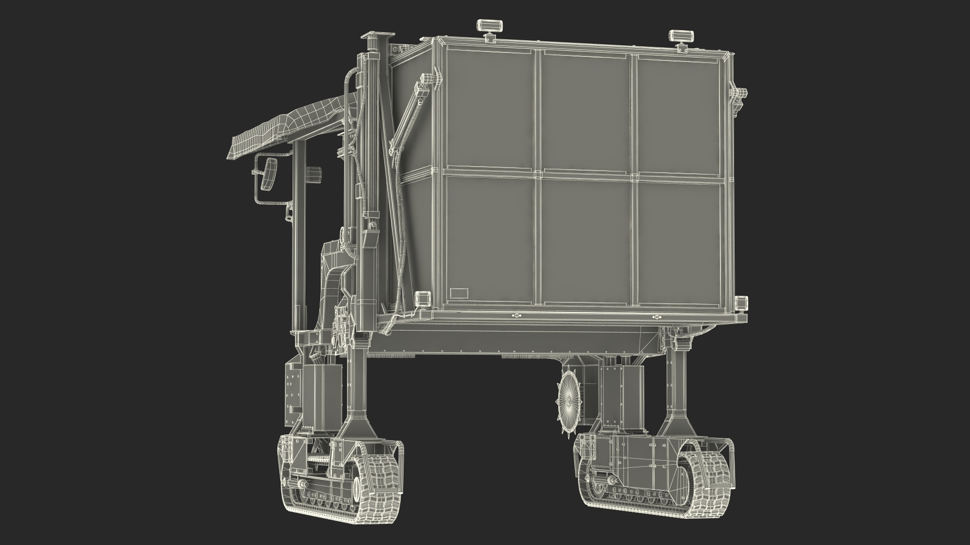 Ochiai OHC-W Tea Harvester Used Rigged for Maya 3D