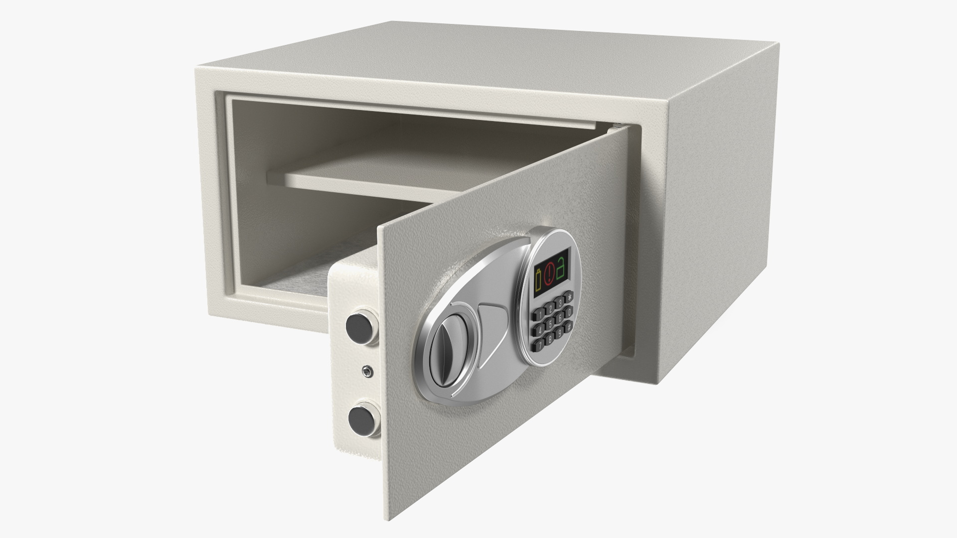 3D Digital safe white model