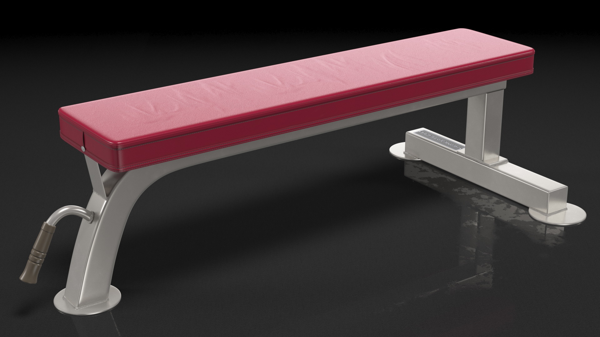 3D model Sport Bench Red