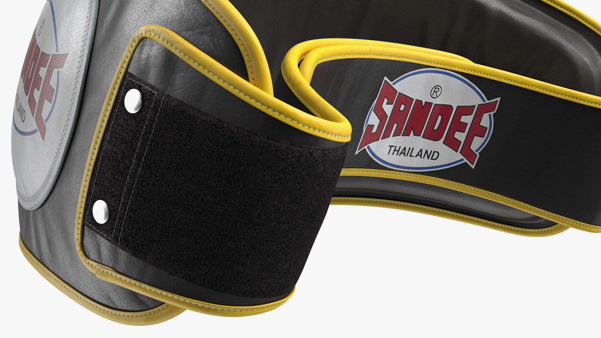 3D Sandee Velcro Belly Pad Black Yellow