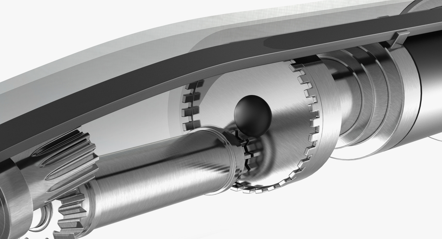 Internal Structure of Dental Drill 3D model