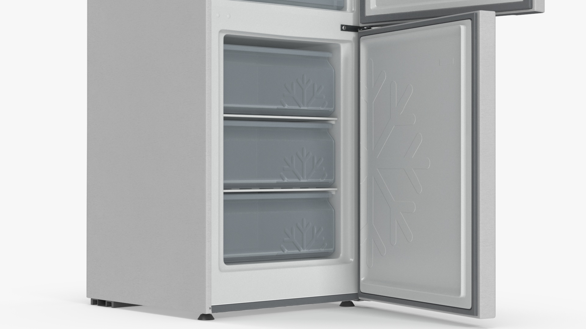 Fridge Candy CCRN 6180S Open Door White 3D model