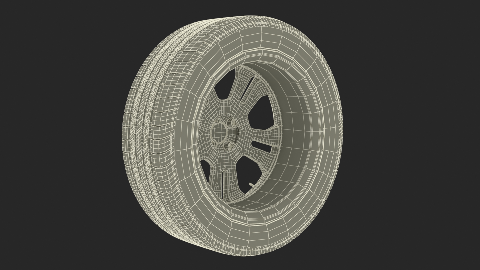 3D Crossover Wheel Dirty