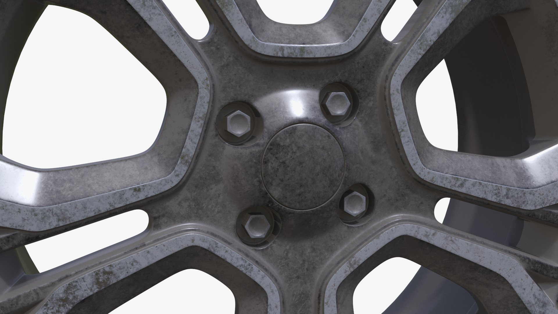 3D Crossover Wheel Dirty