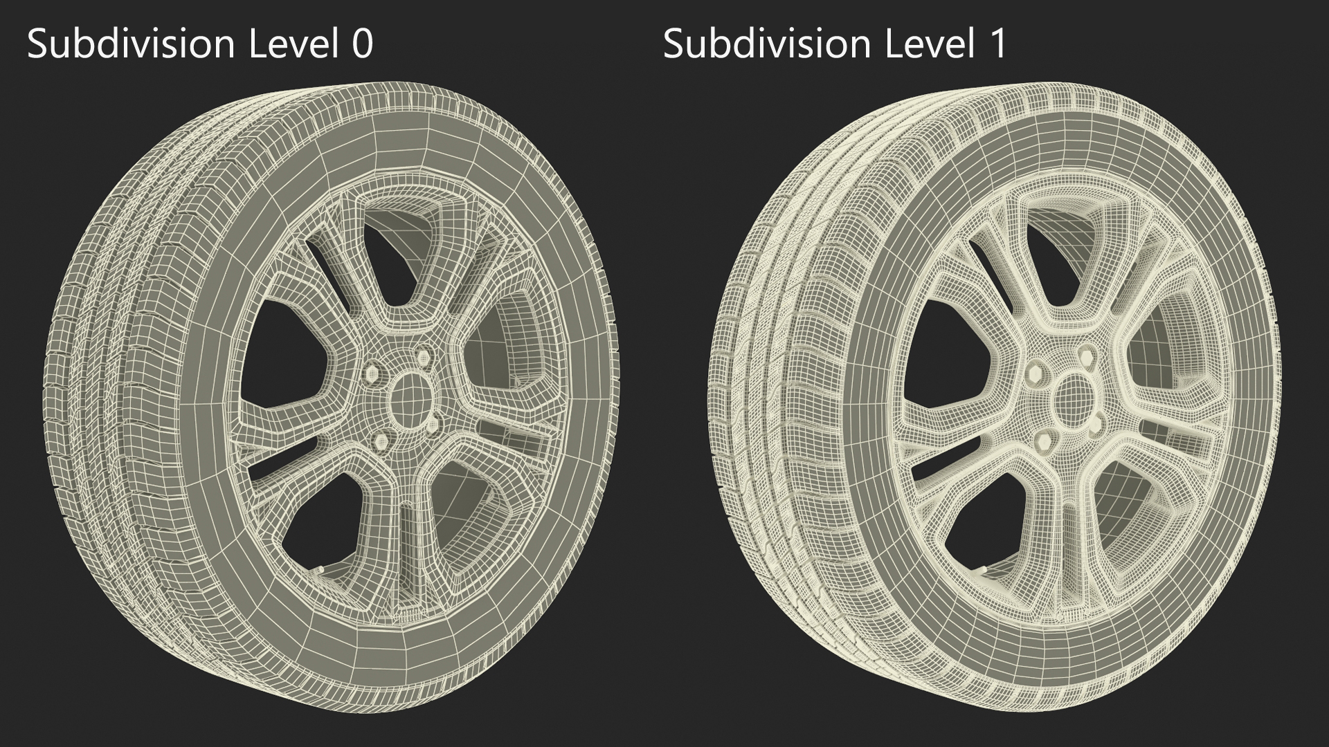 3D Crossover Wheel Dirty