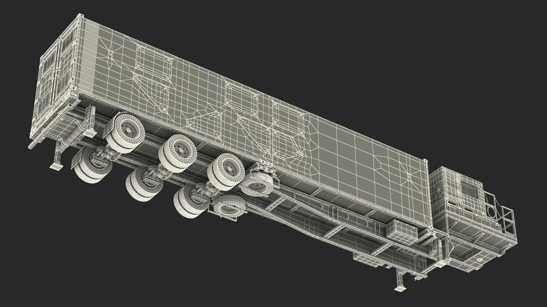 3D US Army Typhon Missile Launcher Rigged model