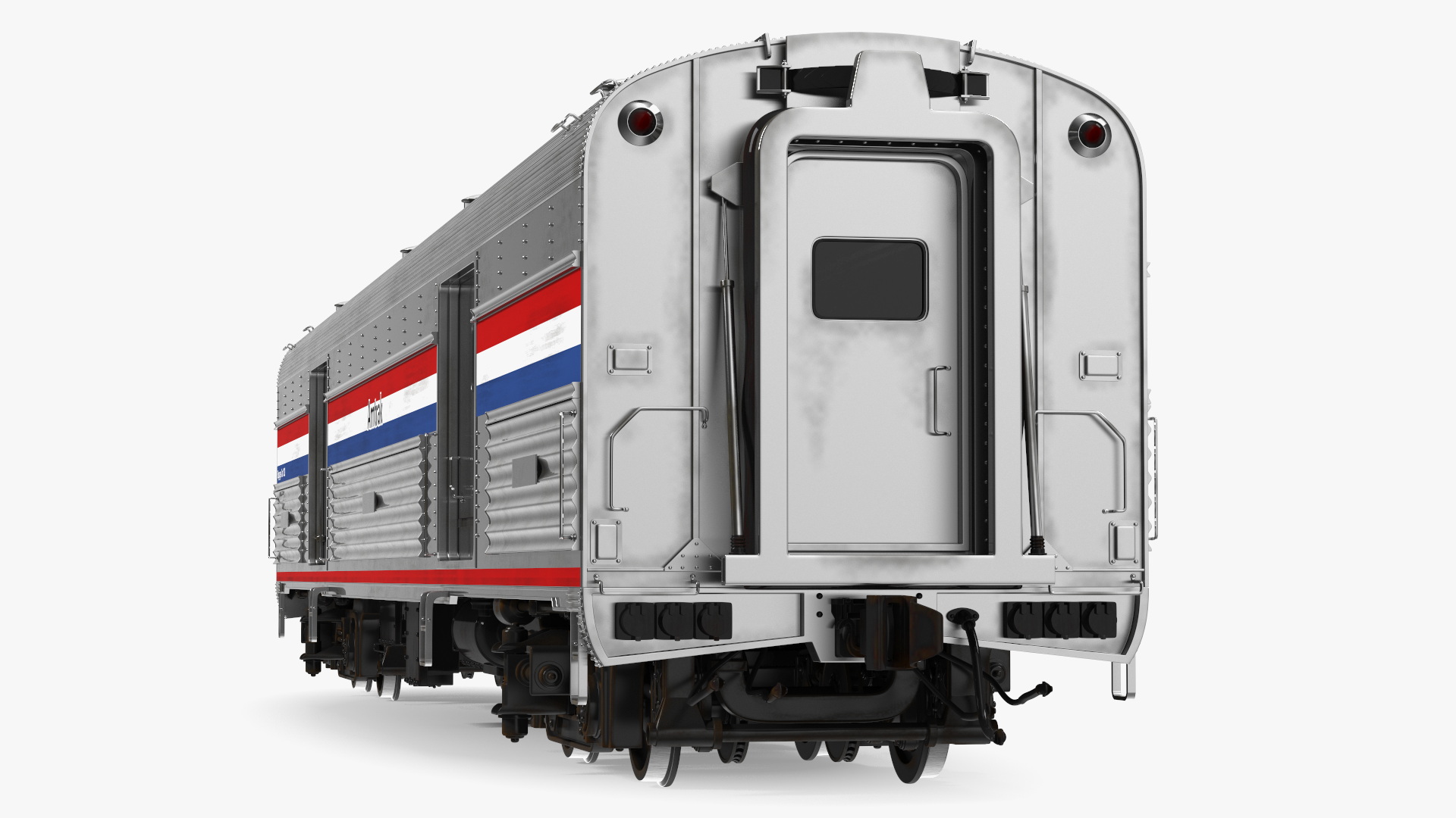 3D Amtrak Baggage Car model