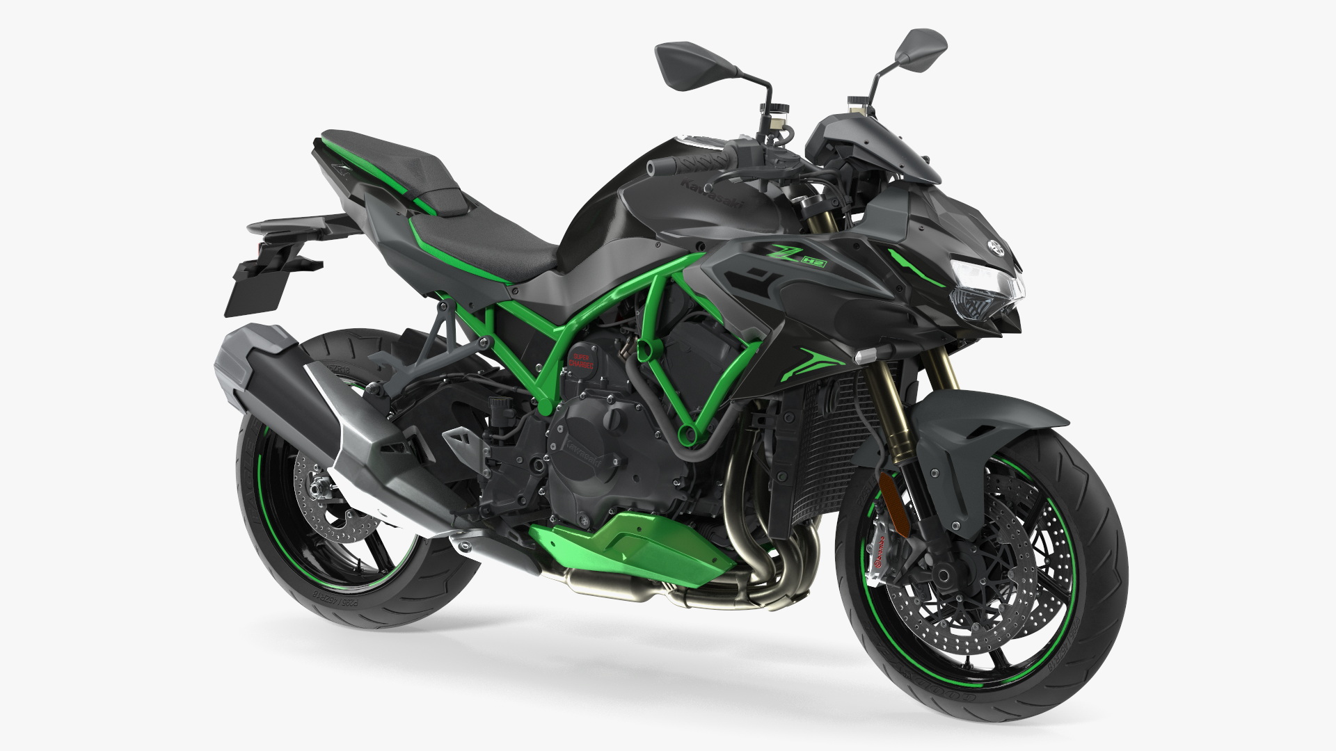 3D model Kawasaki Z H2 2023 Hypersport Motorcycle