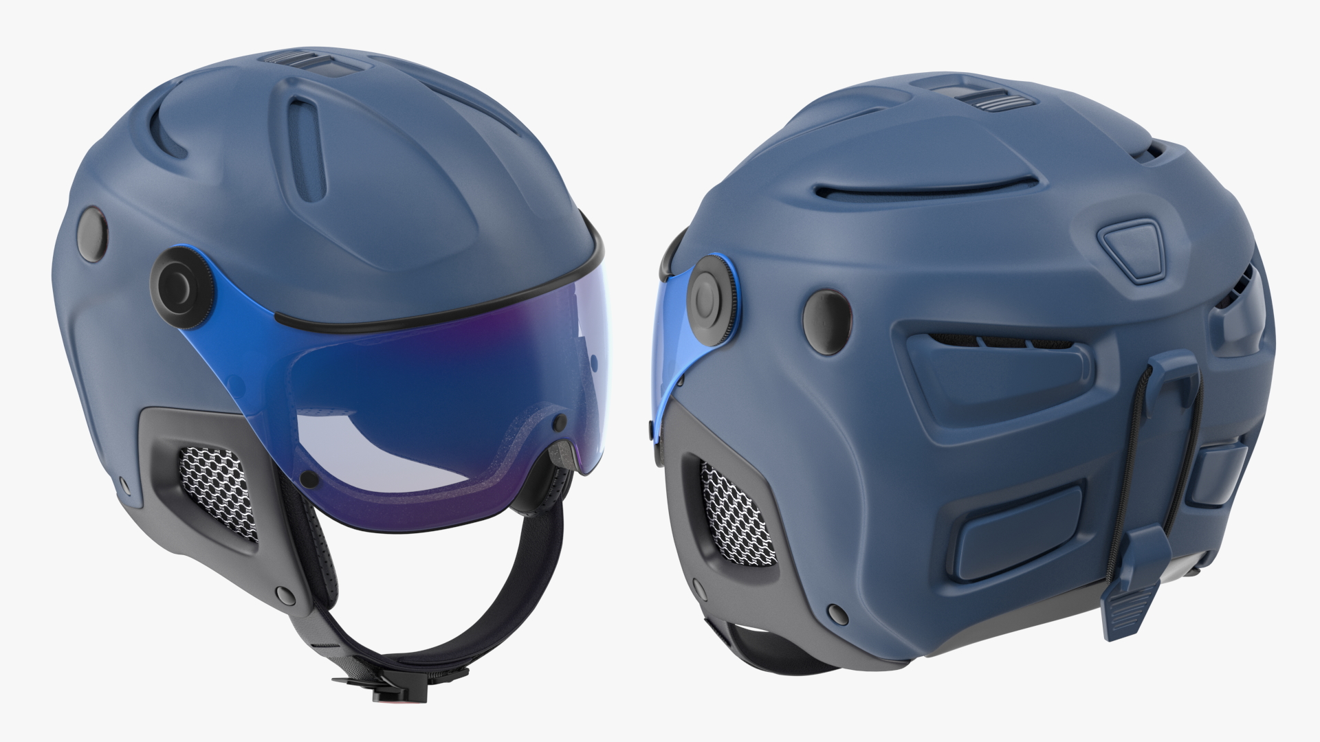 Snowboard and Ski Helmet 3D model