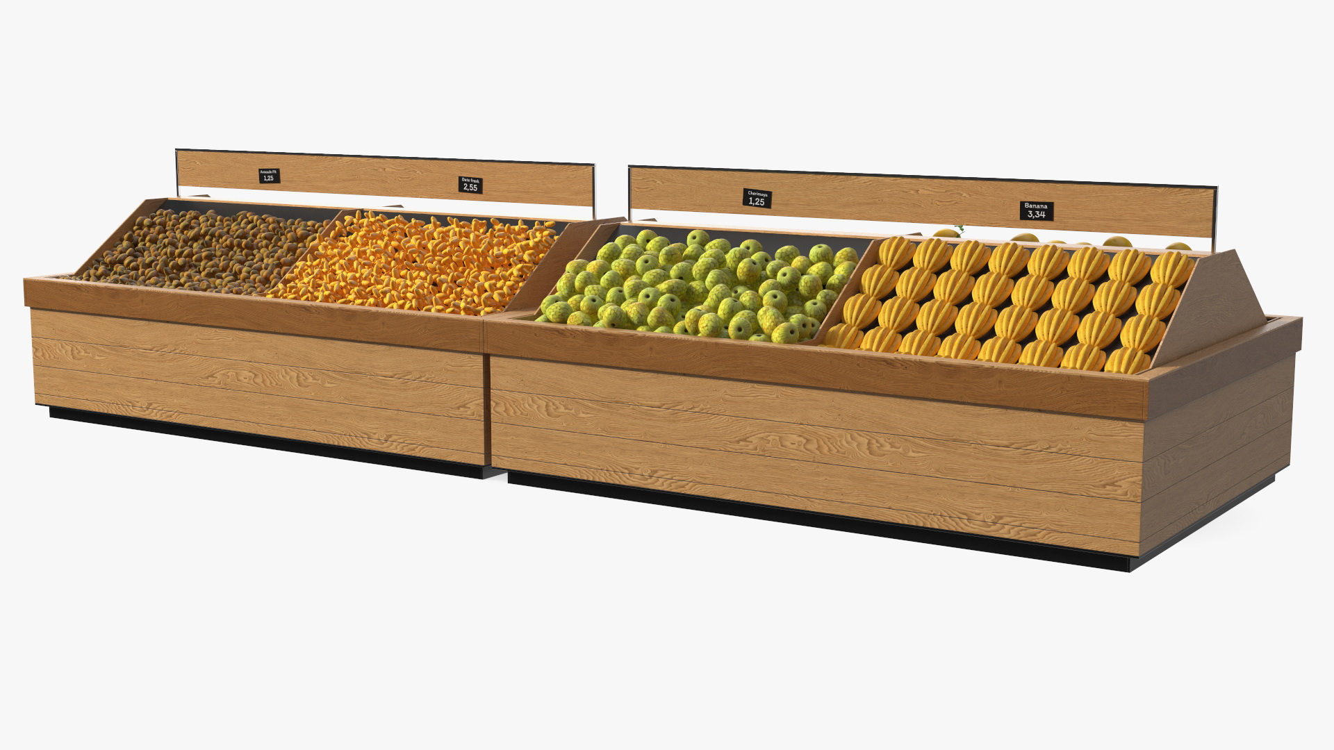 Fresh Fruit Counter 3D model