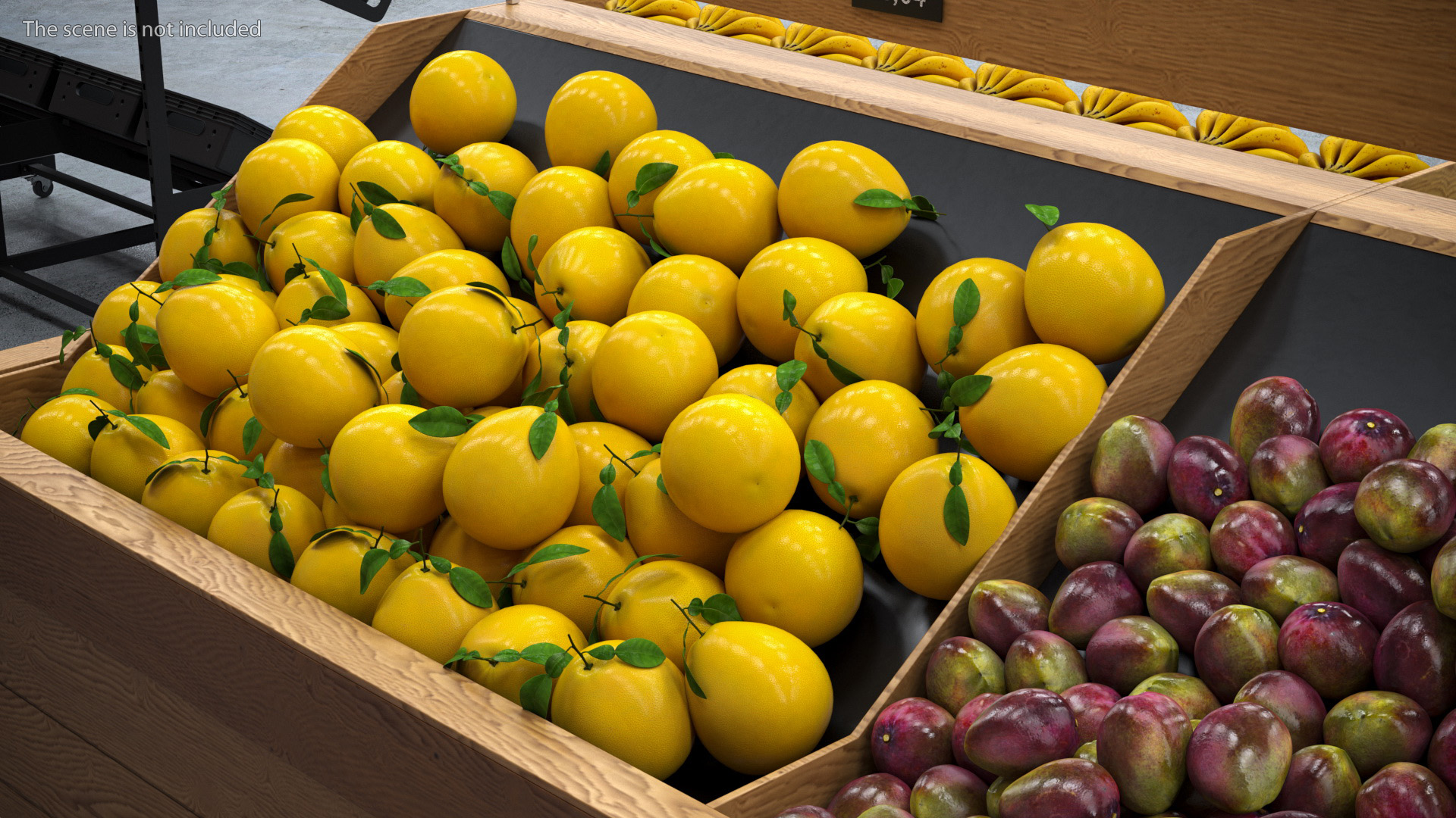 Fresh Fruit Counter 3D model