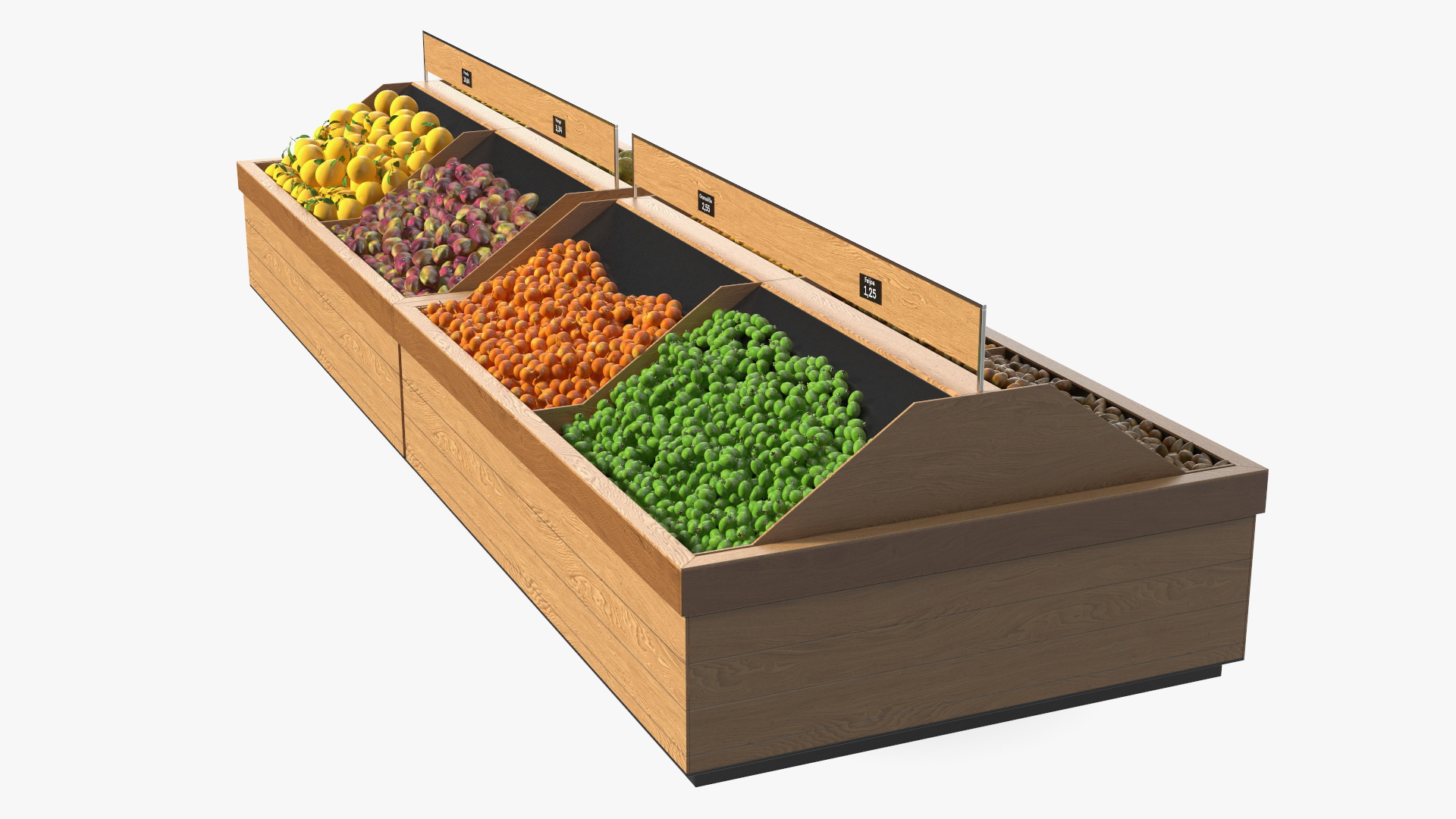 Fresh Fruit Counter 3D model