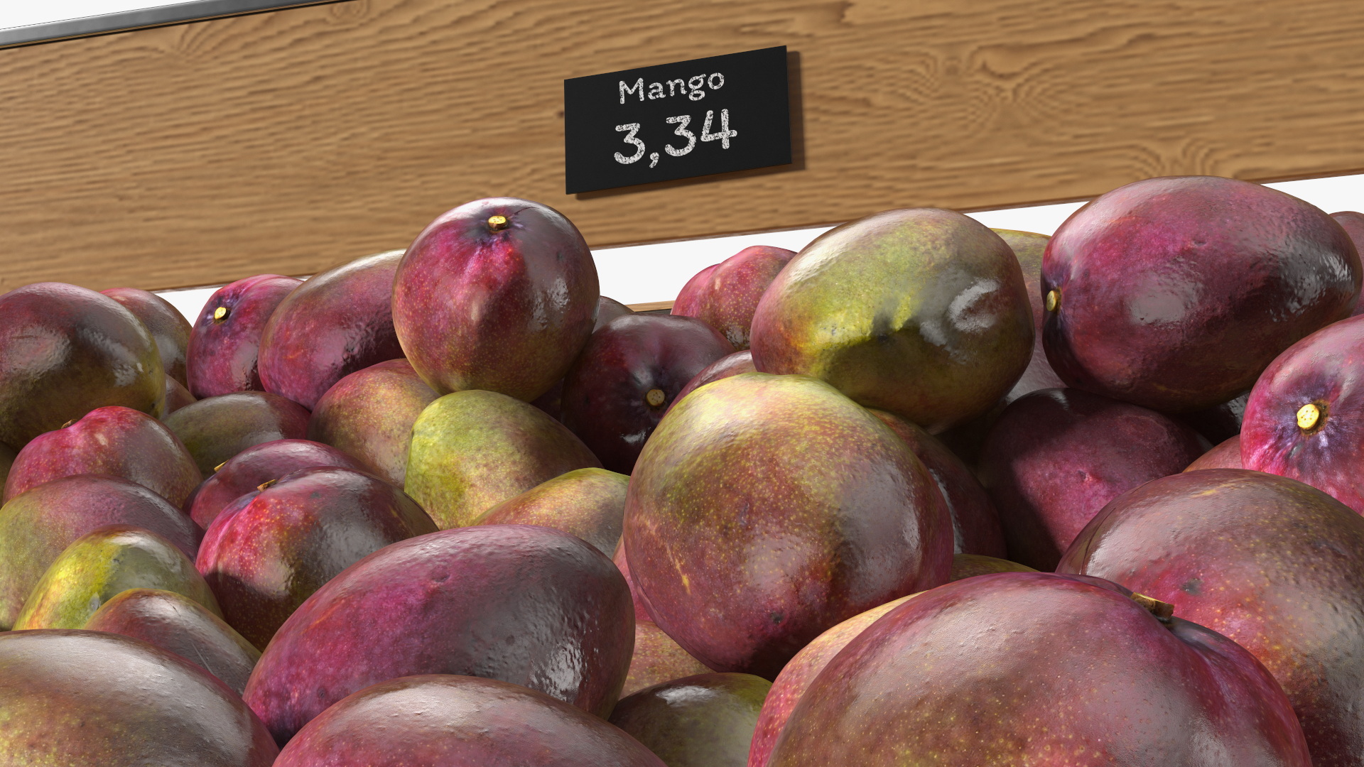 Fresh Fruit Counter 3D model